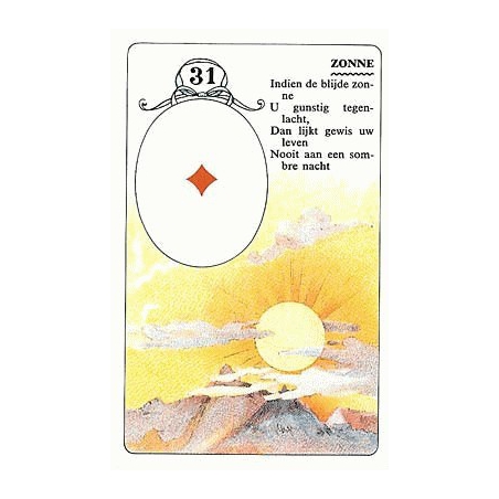 Cartes divinatoires Lenormand édition STANDARD (NL)