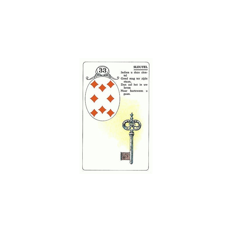 Lenormand Wahrsagekarten STANDARD Ausgabe (NL)