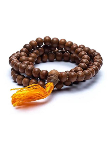 Mala Sandalwood 108 perles