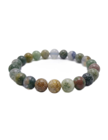 Bracelet en agate indienne 8mm