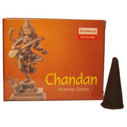 Chandan cône encens (Darshan)