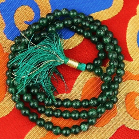 Mala necklace Aventurine AA quality 108 beads