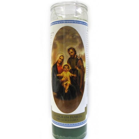 The Sacred Family candle