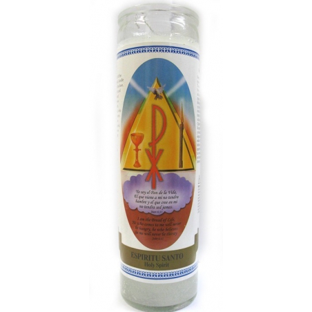 Holy Spirit candle