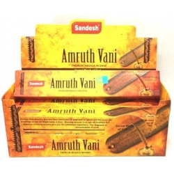 12 pakjes Amruth Vani wierook (Sandesh)