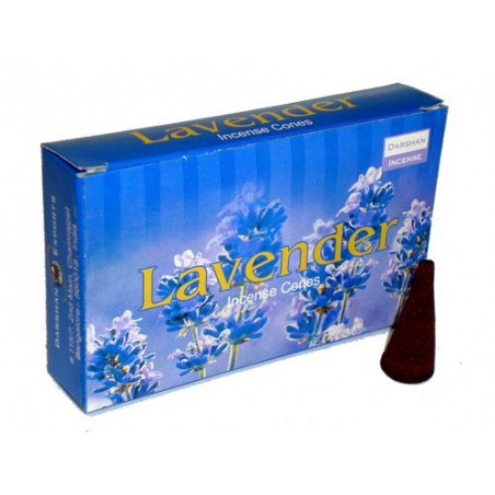 Lavender cone incense (Darshan)