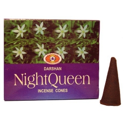 Night Queen cone incense (Darshan)