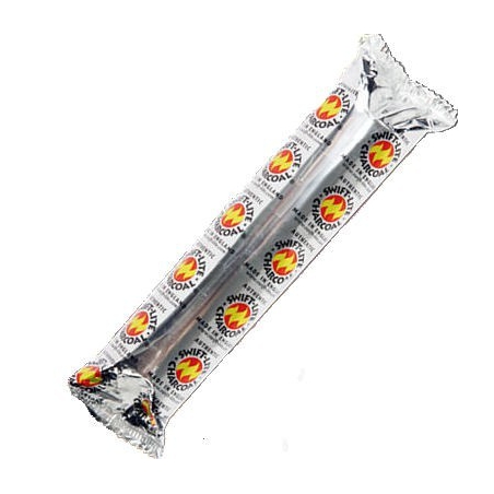 10 roll Swift Lite 33 mm incense charcoal tablets