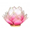 Lotus Kerzen Brenner große-rosa