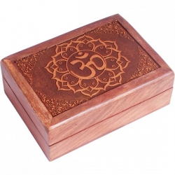 Tarot box Ohm engraved