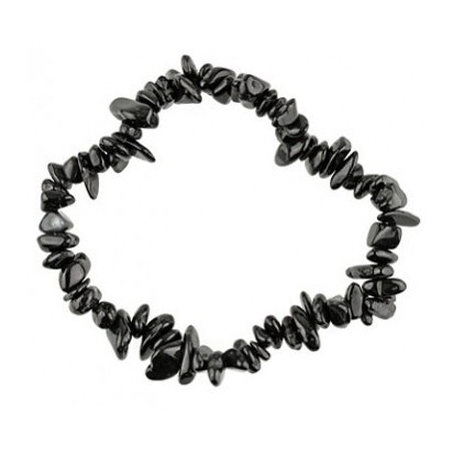 Gemstone split bracelet-black tourmaline