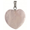 Edelsteen harthanger Rozekwarts 20 mm