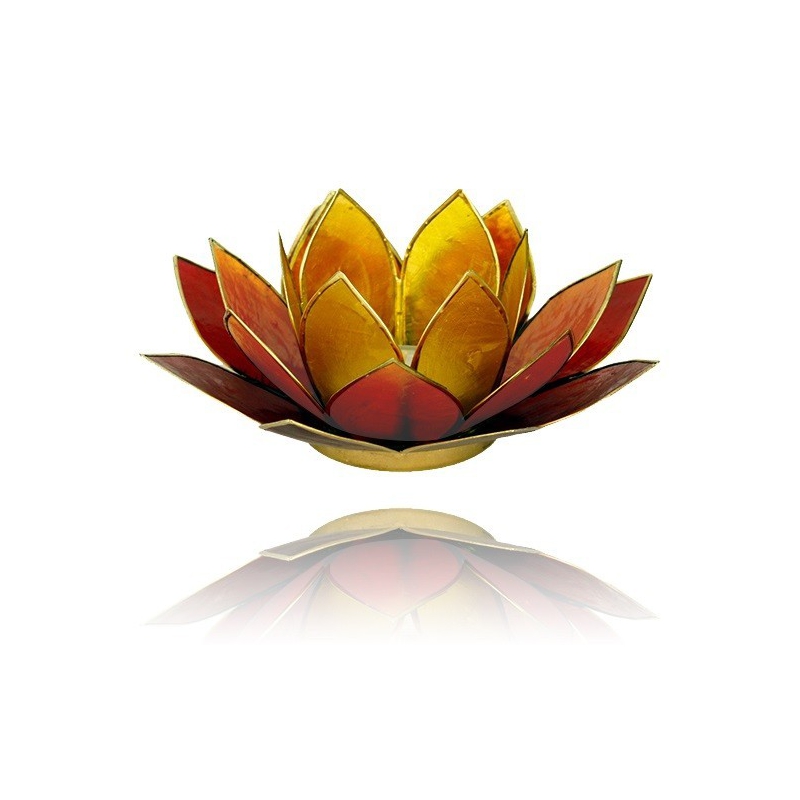Lotus mood light - 3-color yellow / orange / red