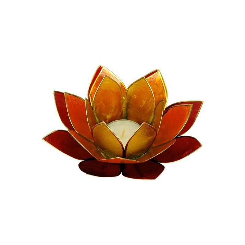 Lumière d'ambiance Lotus - 3 couleurs jaune / orange / rouge