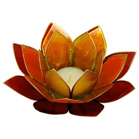 Lotus sfeerlicht - 3-kleurig geel/oranje/rood