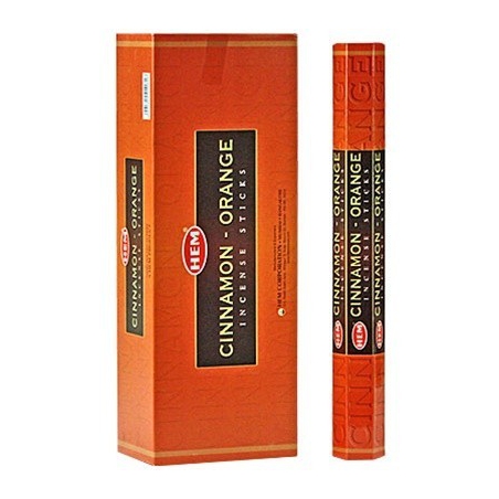 6 pakjes Cinnamon-Orange wierook (HEM)