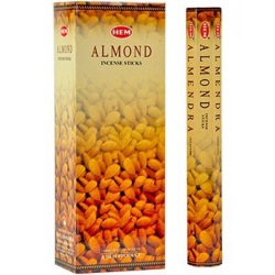 6 pakjes Almond wierook (HEM)