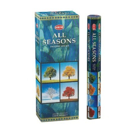 6 pakjes All Seasons wierook (HEM)