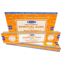 12 paquets d'encens d'aura spirituelle Nag Champa (Satya)