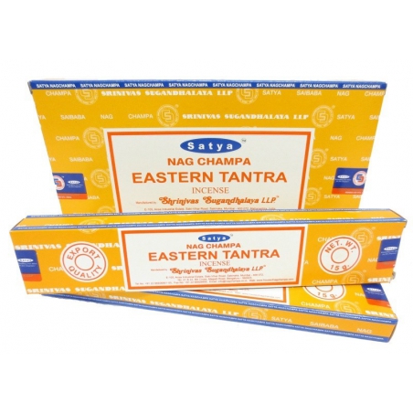 12 paquets d'encens Tantra orientale Nag Champa (Satya)