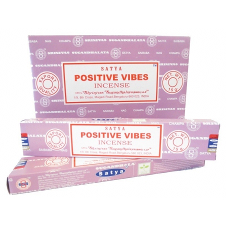 12 pakjes Positive Vibes wierook (Satya)