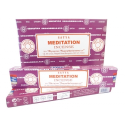 12 paquets d'encens de méditation (Satya)