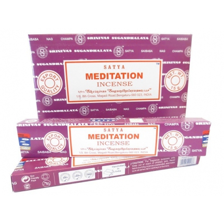 12 packs of Meditation incense (Satya)