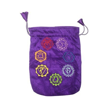Tarot Beutel 7 Chakra lila