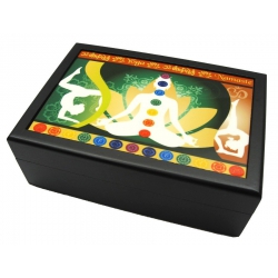 Boîte de tarot Yoga Chakra (noir)
