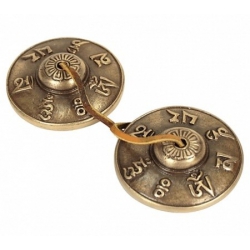 Tingshas Om Mani Padme Hum (6,7 cm) 2