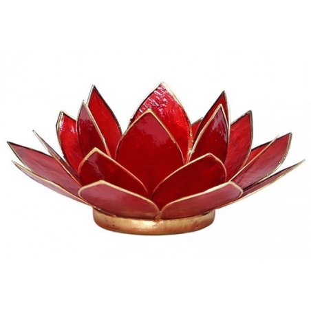Lotus sfeerlicht - Robijn rood