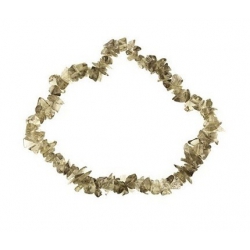 Gemstone split bracelet-smoky quartz