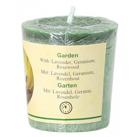 Garden votive scented candle