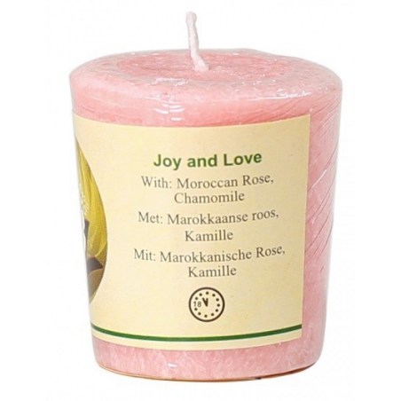 Joy and Love votive geurkaars