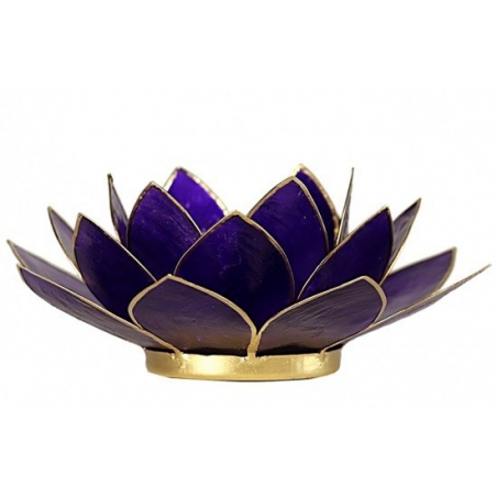 Lumière d'ambiance Lotus - Violet améthyste