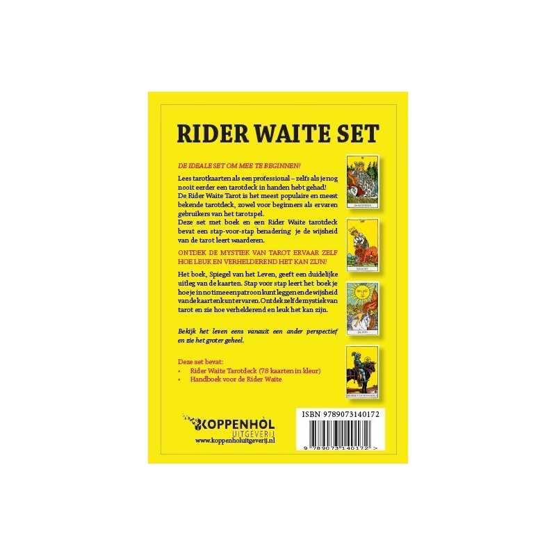 Rider Waite Tarot Set, kaarten & boek (NL)