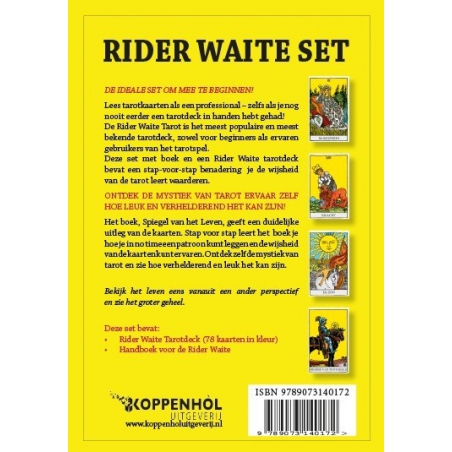 Rider Waite Tarot Set, kaarten & boek (NL)