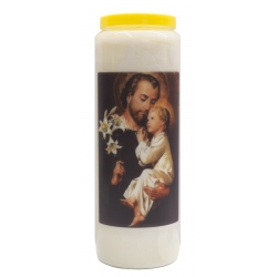 Novena candle St. Joseph