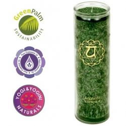 Chakra scented candle in glass - 4th Chakra (Anahata)