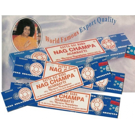 12 packs of Original Nag Champa incense (Satya Sai Baba)
