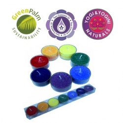 Chakra relief tea scented candles
