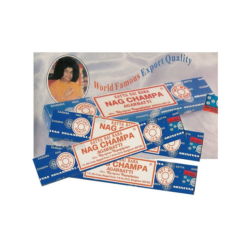 Nag Champa wierook 15gr - Satya (vanaf € 1.10)