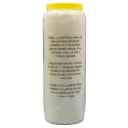 Novena candle Holy Mary pray for us 2