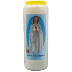 Novena candle Maria Rosa Mystica