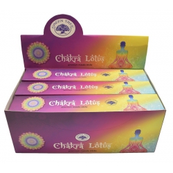 12 paquets Chakra Lotus encens (Green tree)