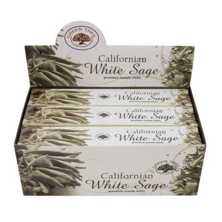 12 packs Californian White sage incense (Green tree)