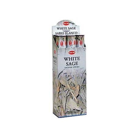 6 packs of White sage incense (him)
