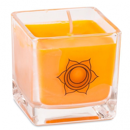 2th chakra Scented candle ecological - Cedar, Rosemary