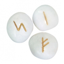 Runenstenen van Witte Onyx