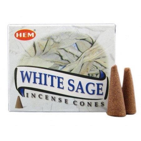 Weißer Salbei Kegel Weihrauch HEM (12 Packungen)